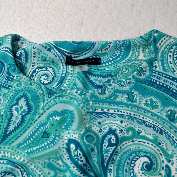 NWT Tommy Hilfiger Paisley Dress - Picture 3 of 7